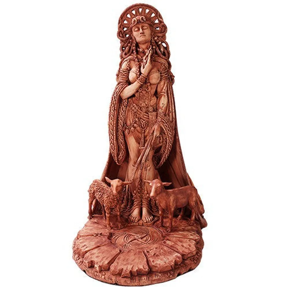 10.75" Celtic Goddess Brigid Statue