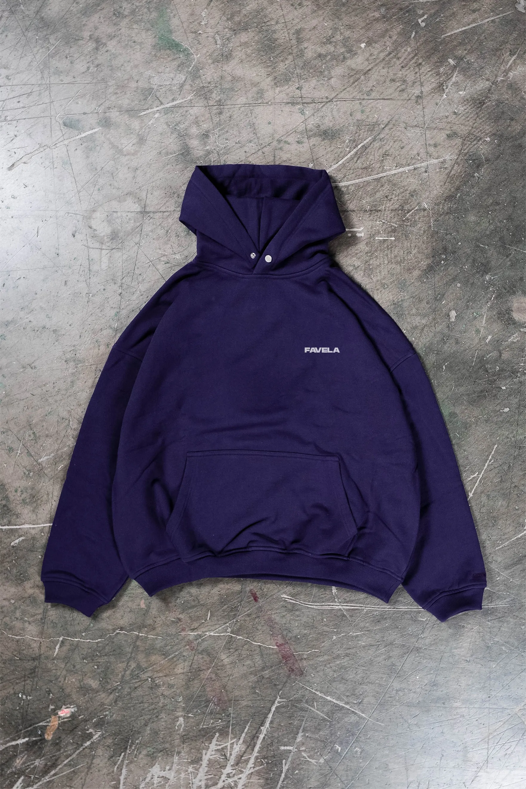 2023 PLUM SNAP BUTTON HOODIE