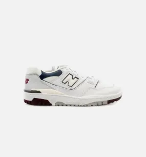 550 Maroon Navy Mens Lifestyle Shoe - White/Navy Blue