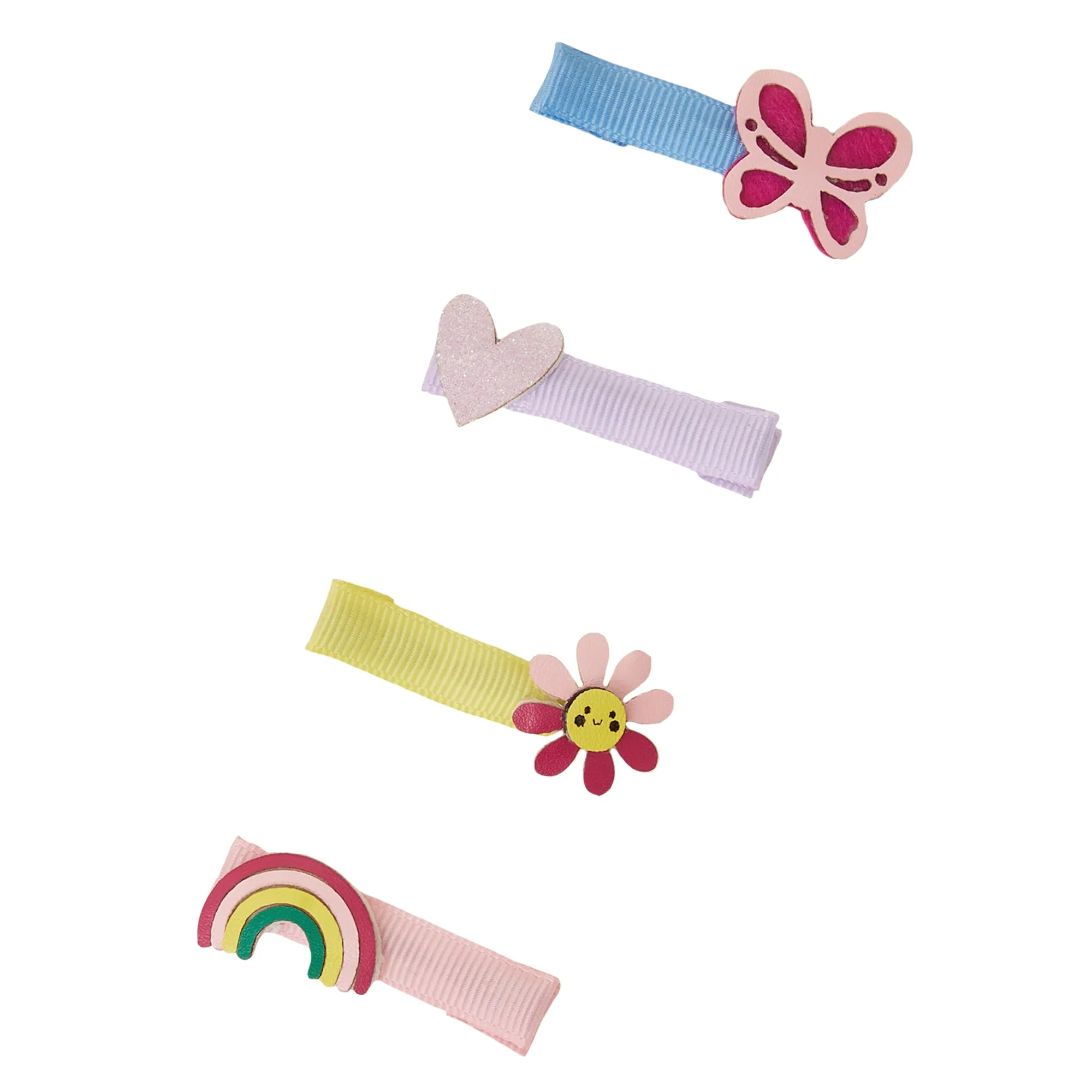 Accessorize London Girl's Flower Hair Clips Pack Of Four