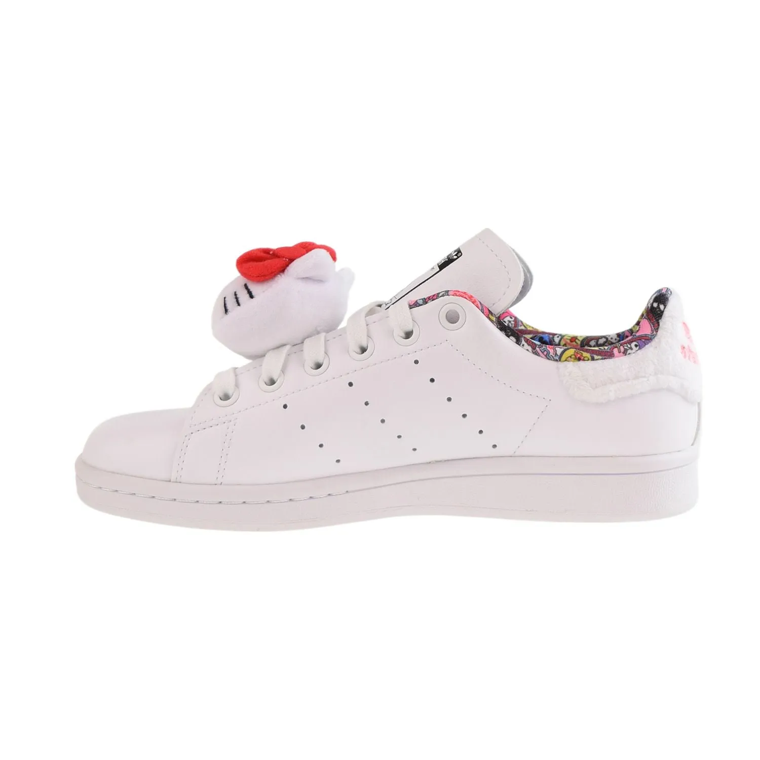 Adidas Stan Smith Women's Shoes Core Black-Light Flash Red