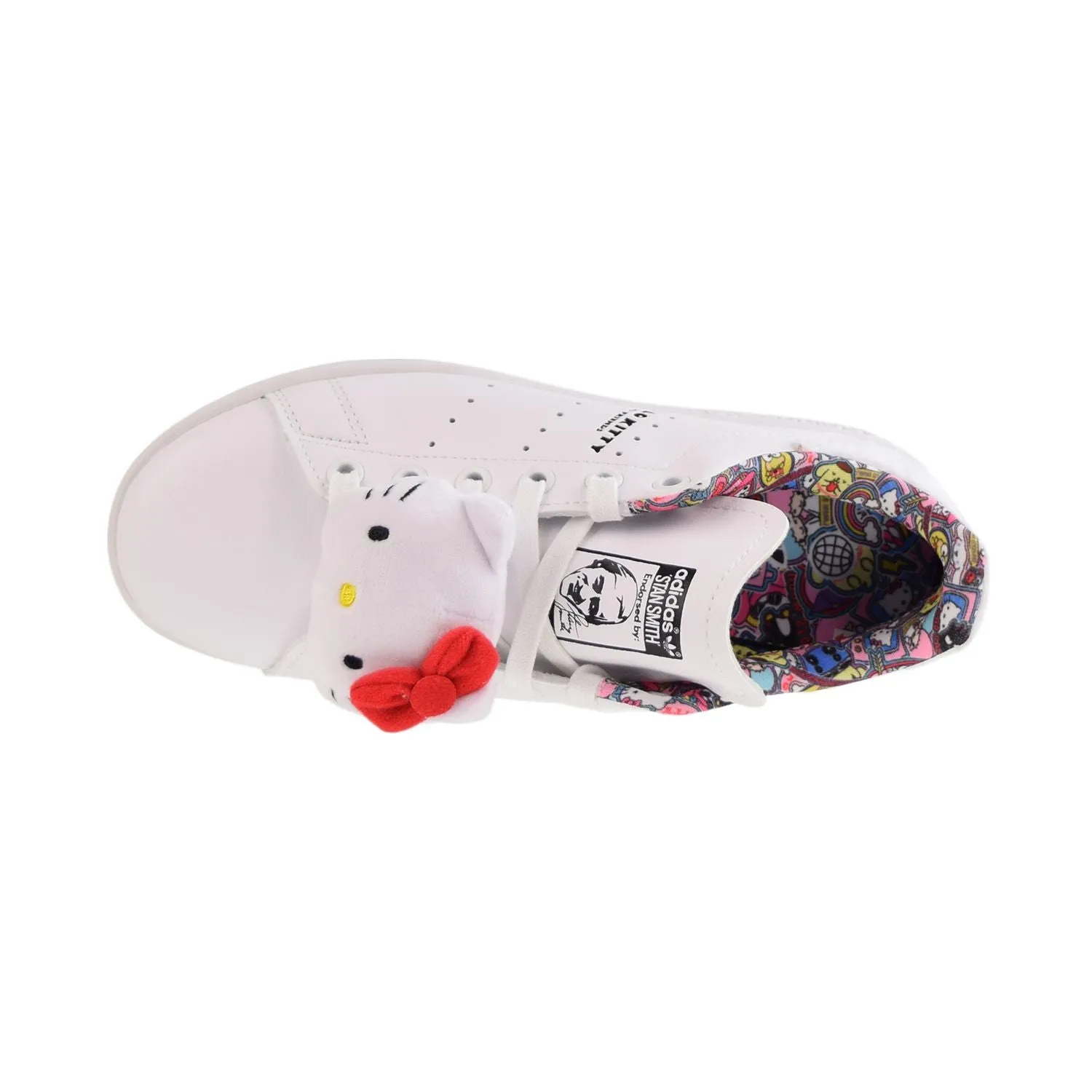 Adidas Stan Smith Women's Shoes Core Black-Light Flash Red