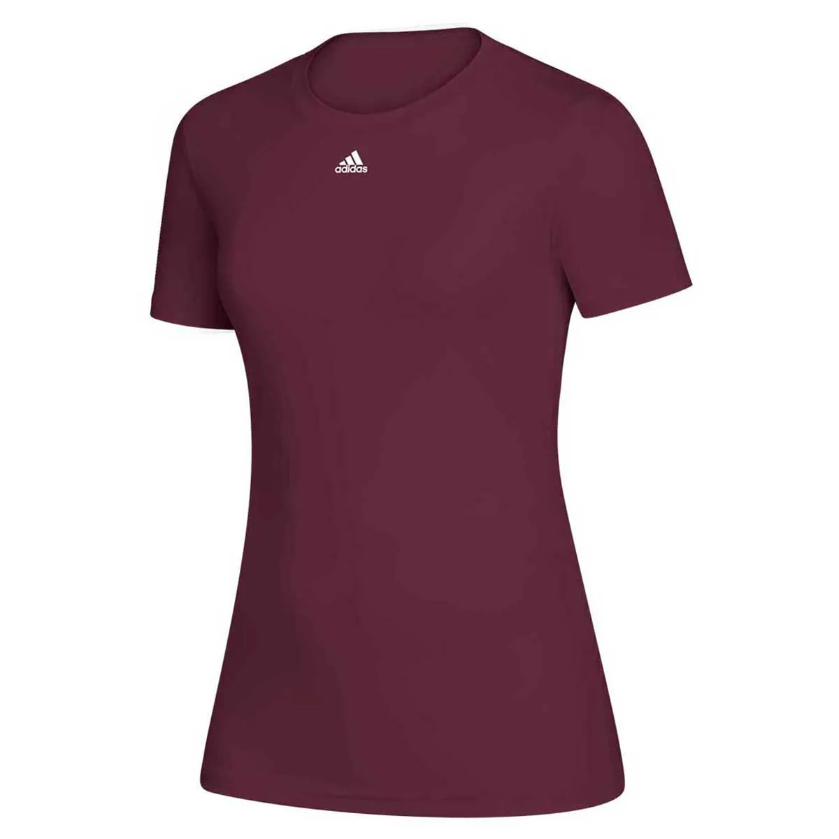 adidas Women's Maroon Creator Short Sleeve Tee