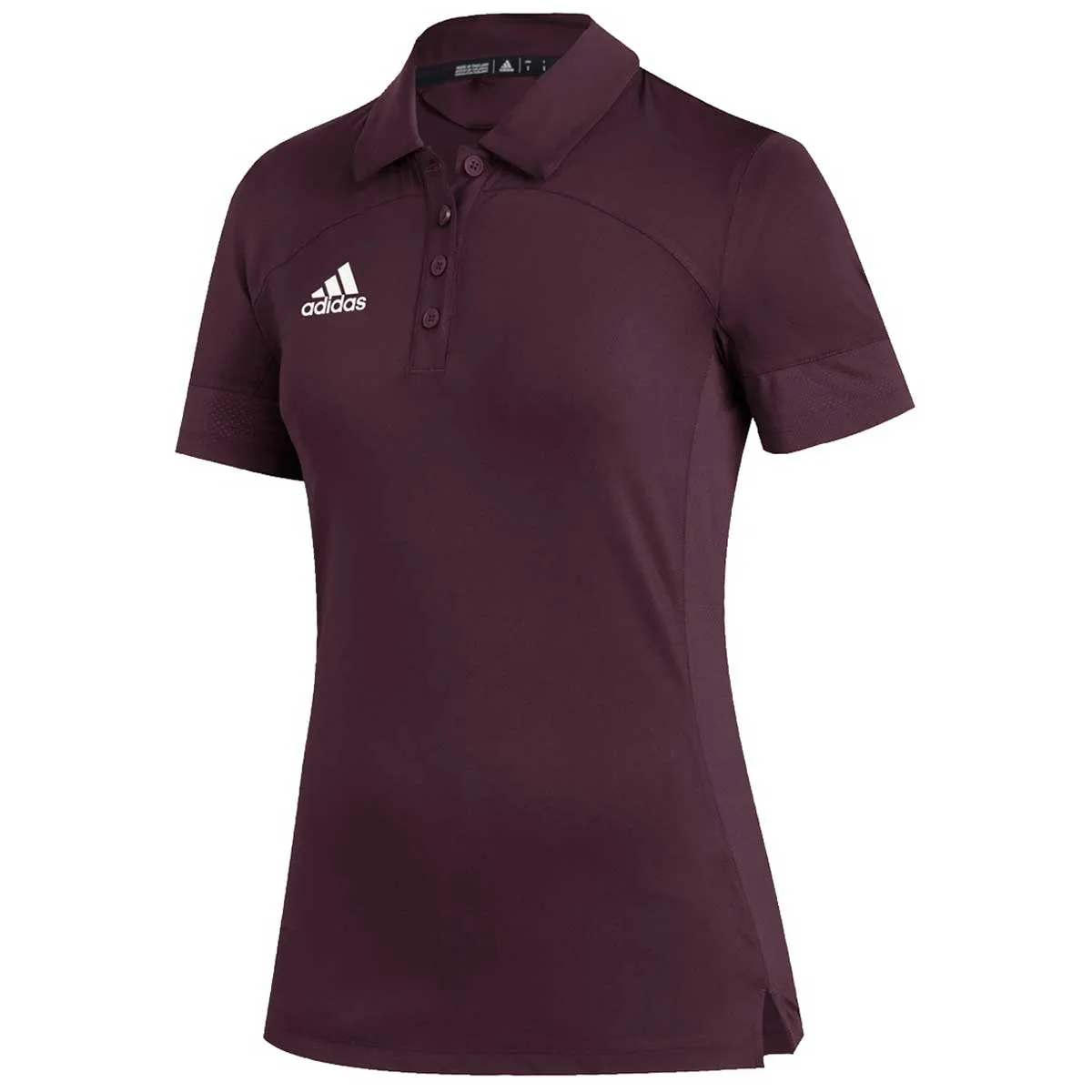 adidas Women's Team Maroon/White Under The Lights Coaches Polo