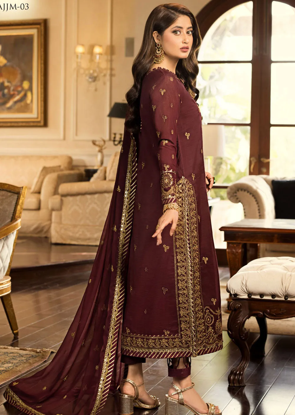 AJJM-03 Unstitched Jhilmil by Asim Jofa