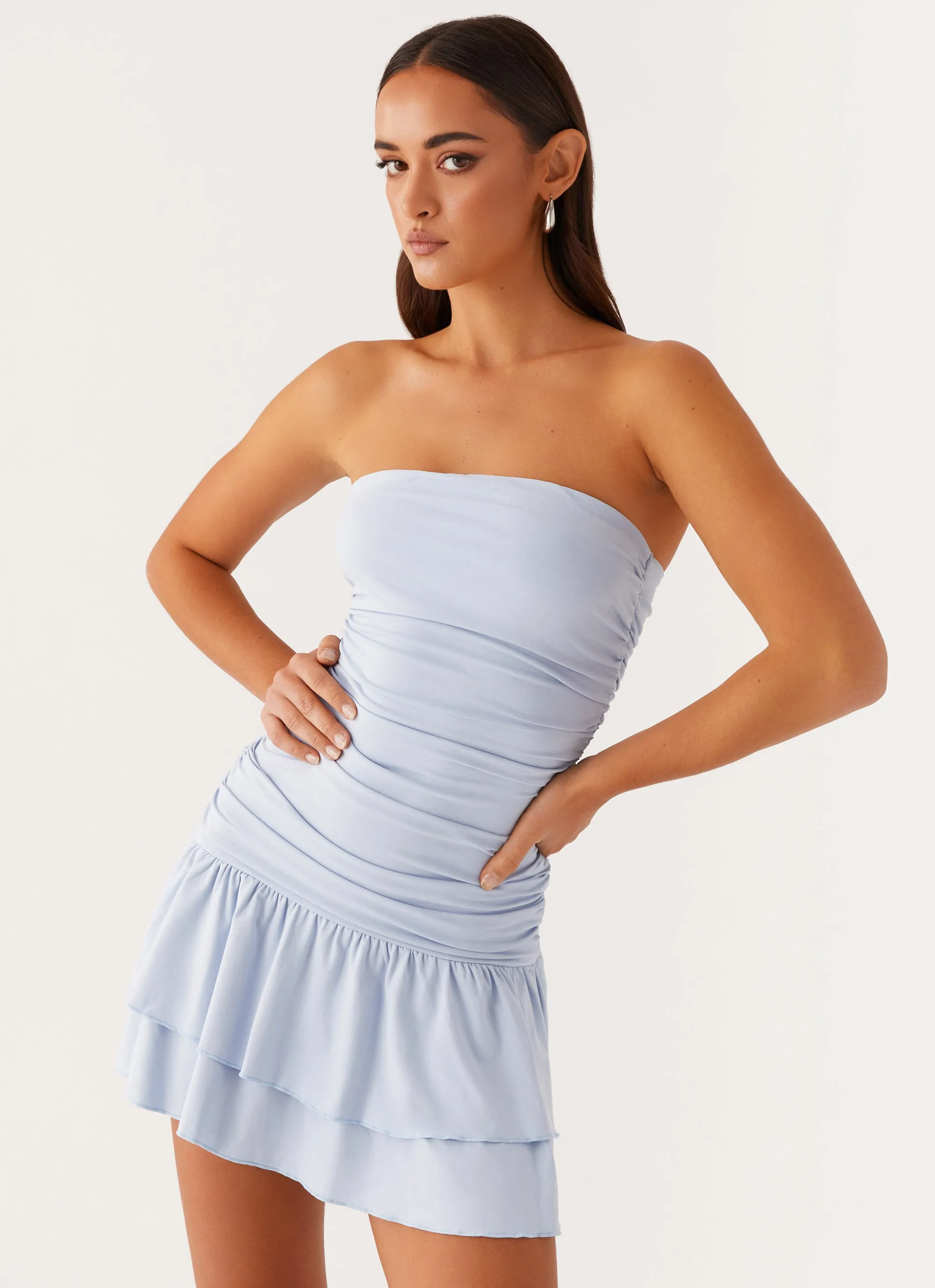 Allegra Mini Dress - Blue