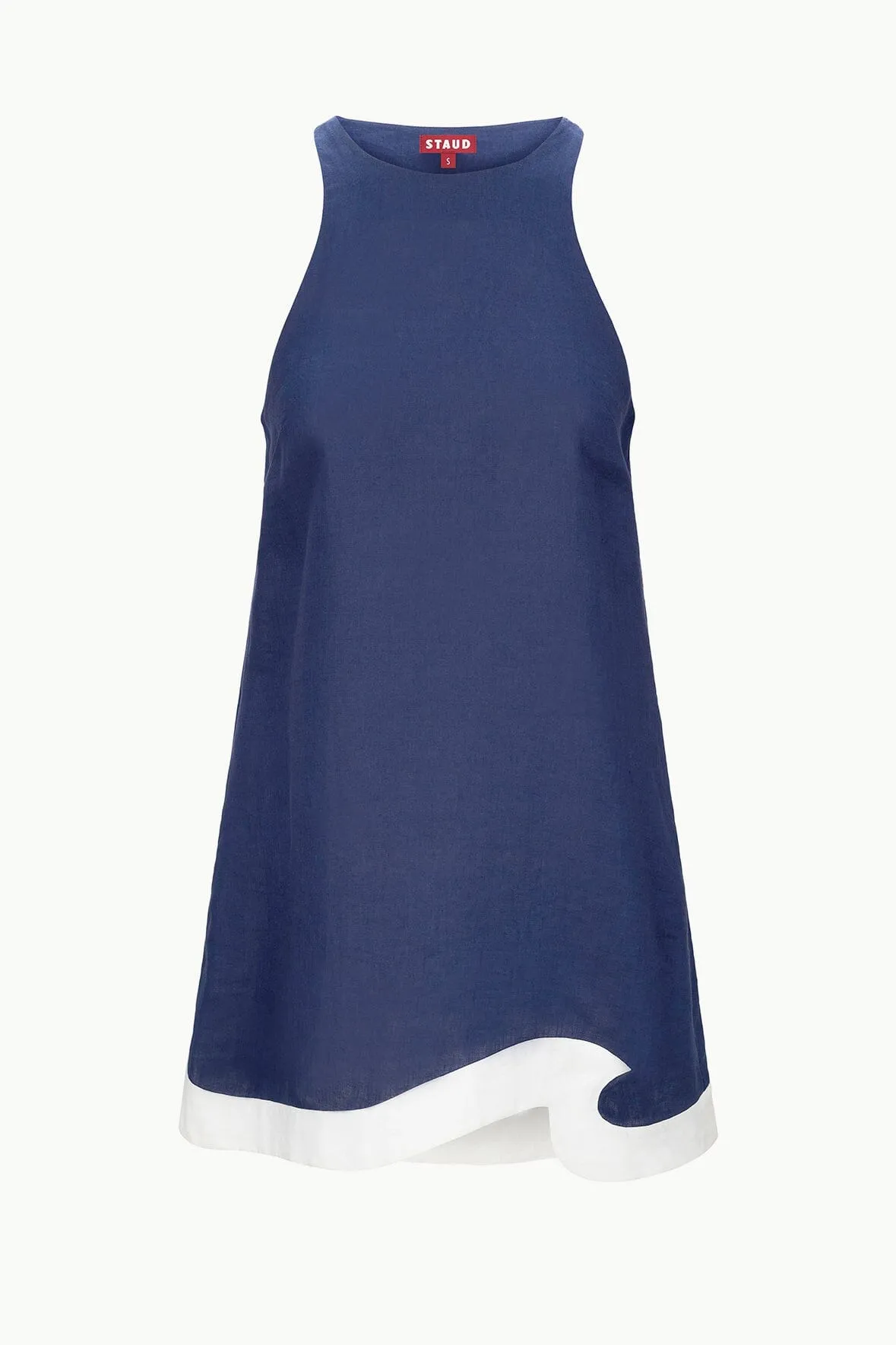 ALLORI DRESS | NAVY WHITE