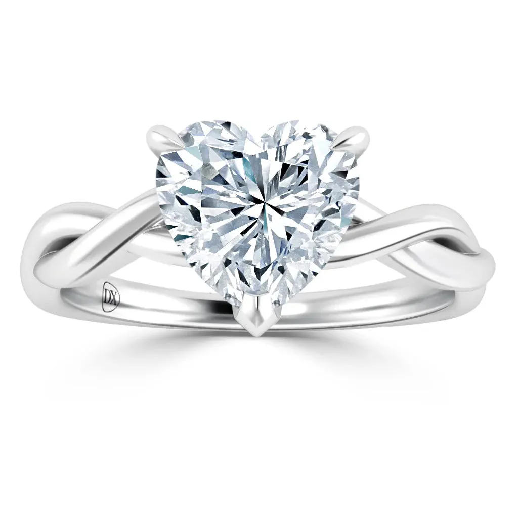 Anastasia - 18ct White Gold - Heart