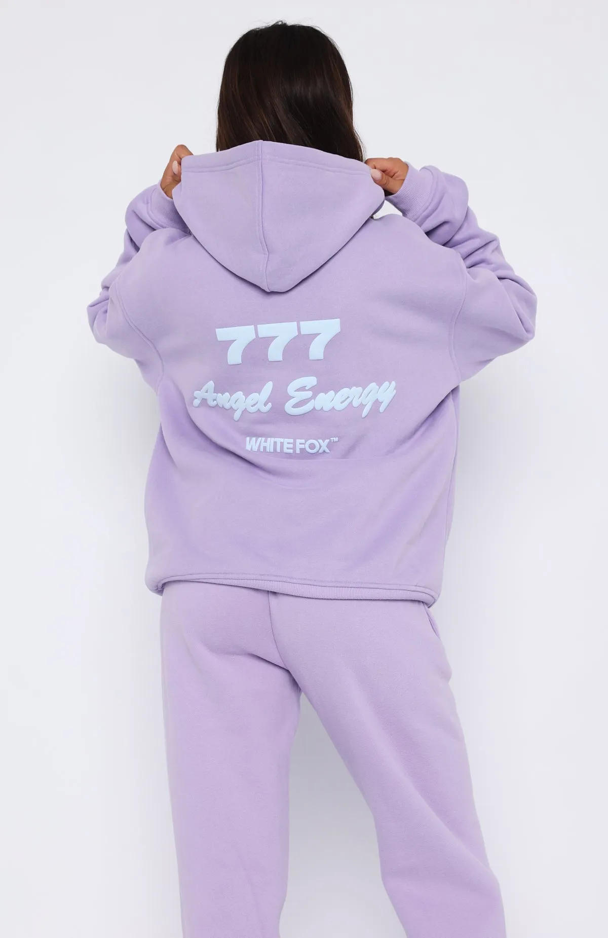 Angel Energy Oversized Hoodie Lilac