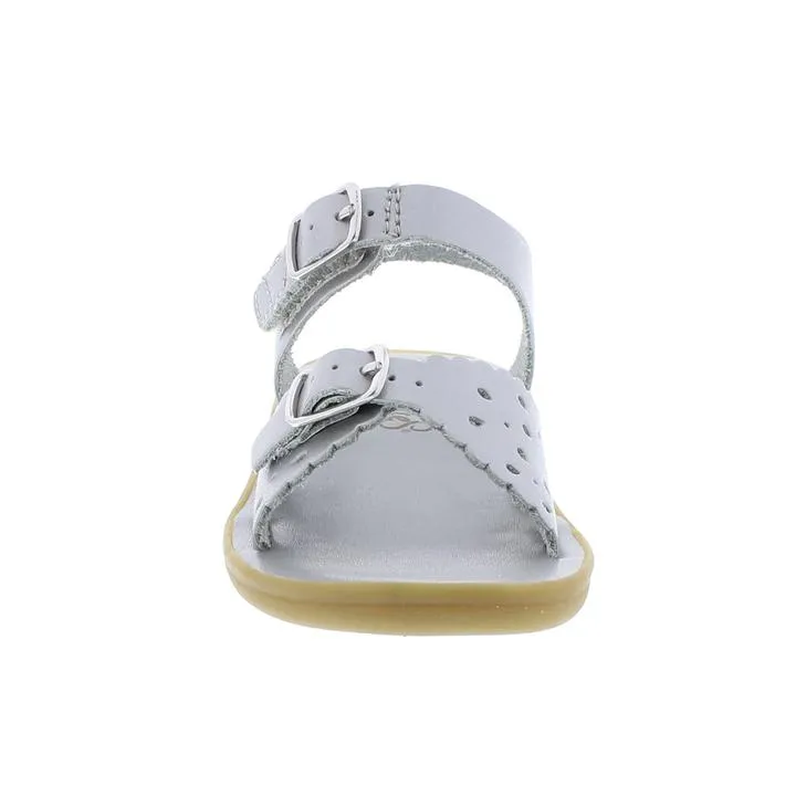 Ariel Casual Kid's Sandal - Silver Leather