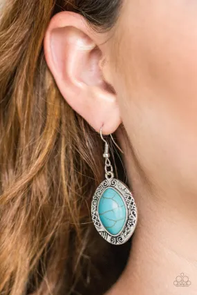 Aztec Horizons Blue Earrings