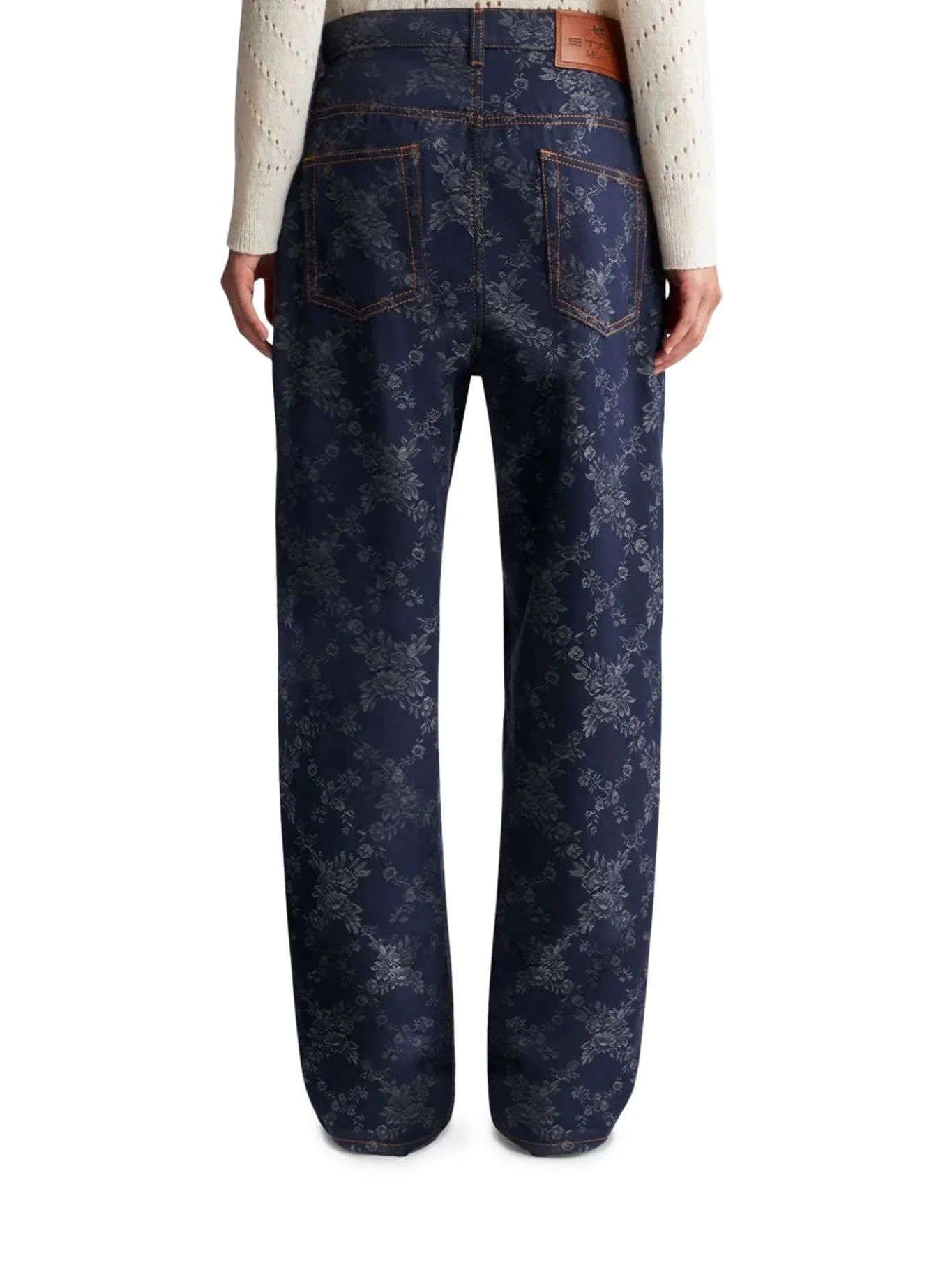 BAGGY JACQUARD JEANS