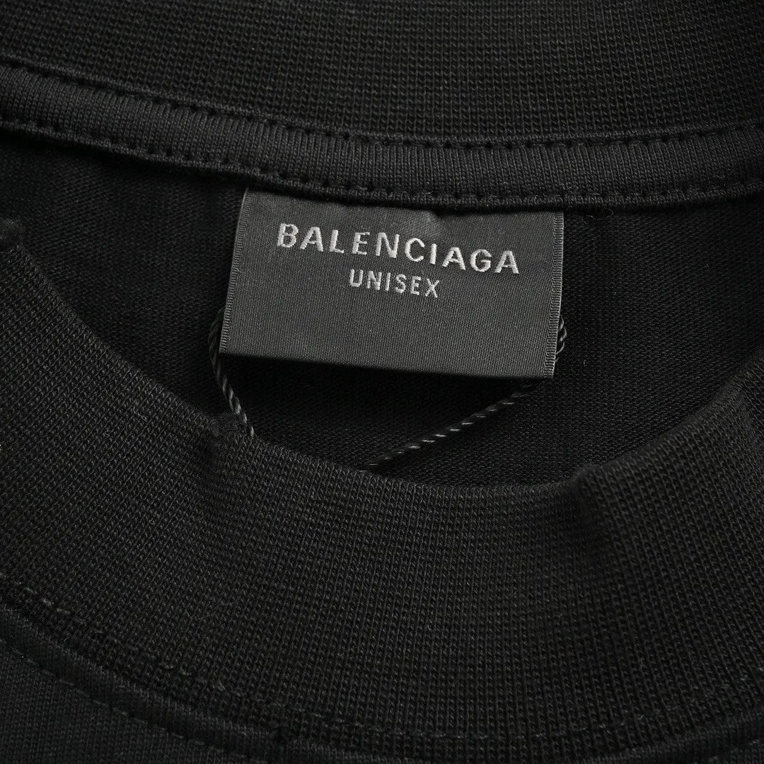 Balenciaga CD Graphic Black T-Shirt