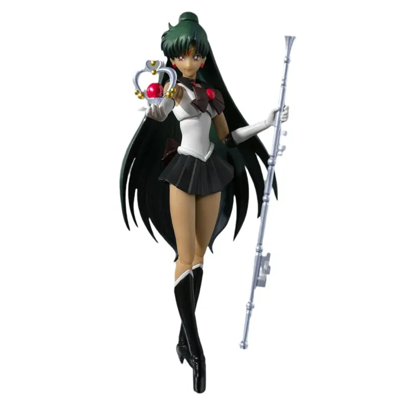 Bandai Sailor Moon Anime Figure SHF Meiou Setsuna Anime Figure High Quality