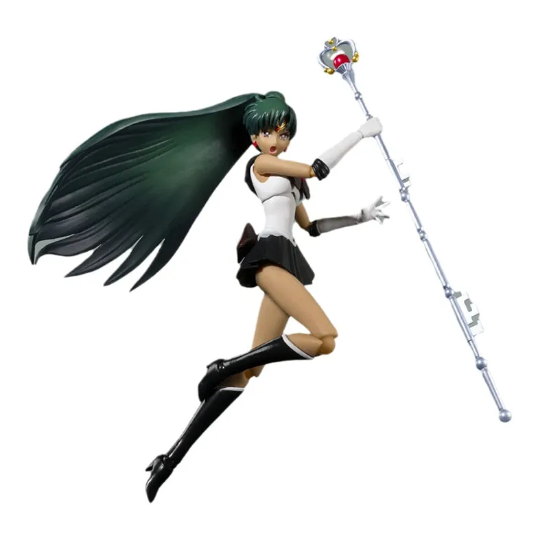 Bandai Sailor Moon Anime Figure SHF Meiou Setsuna Anime Figure High Quality