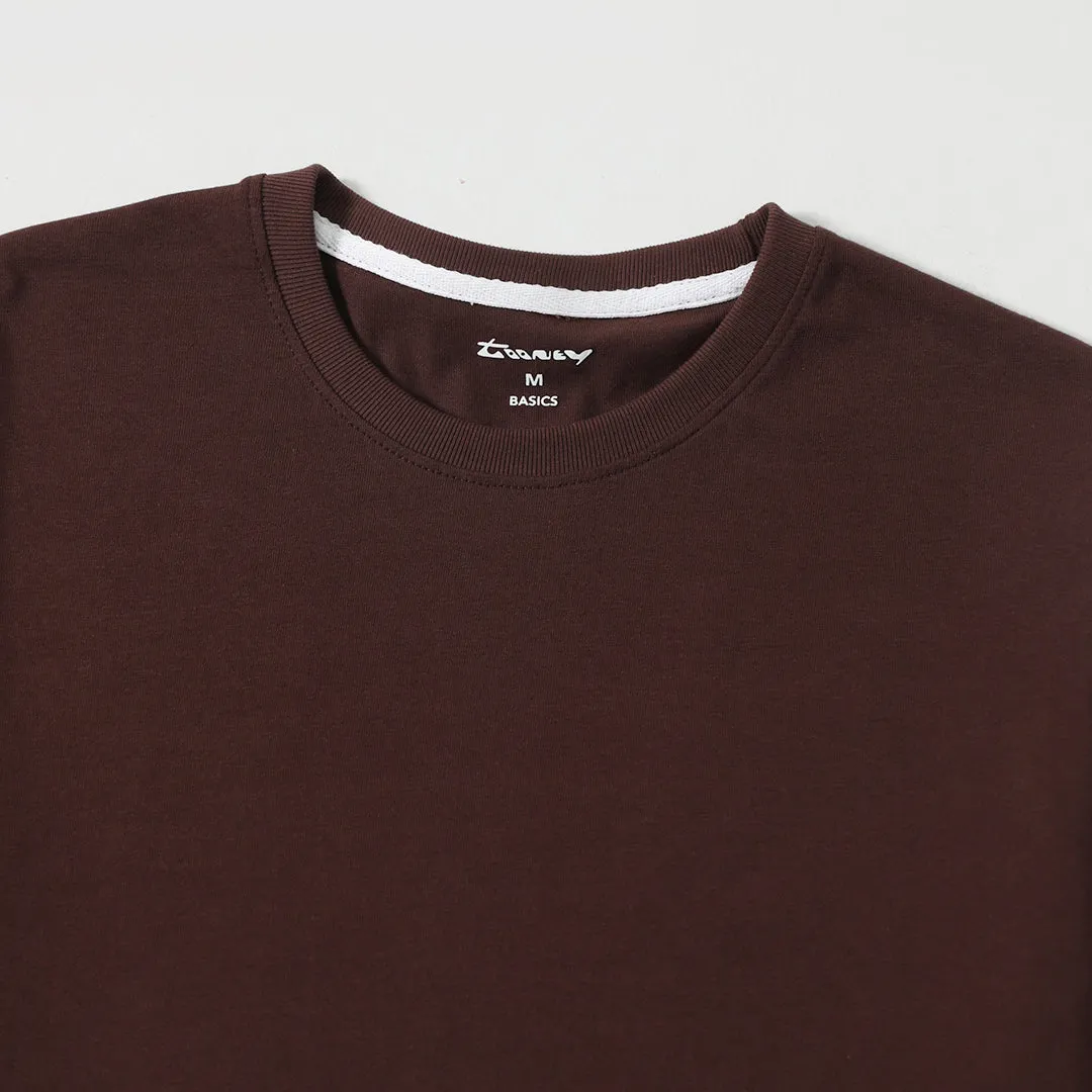 Basic Crew Neck Brown