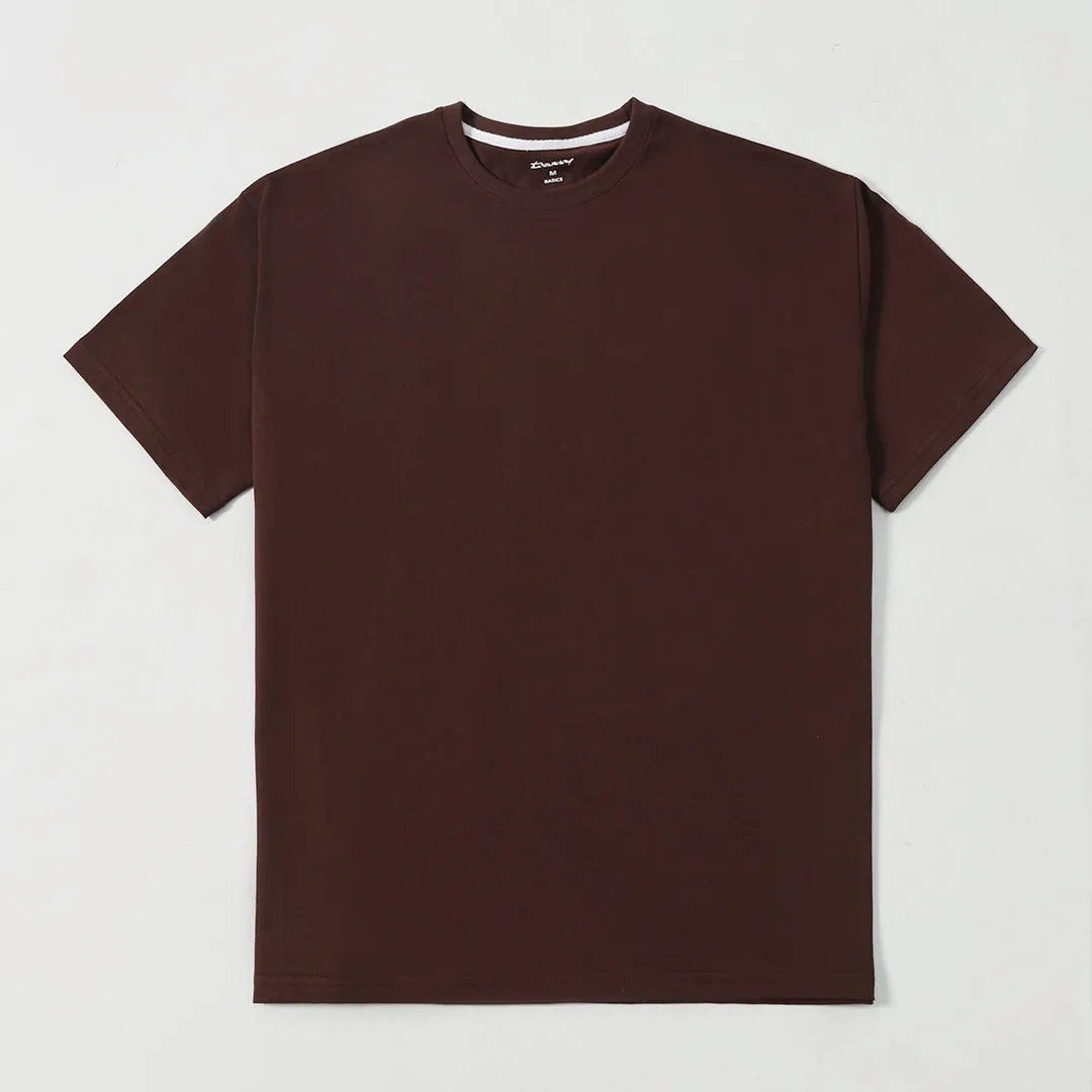 Basic Crew Neck Brown