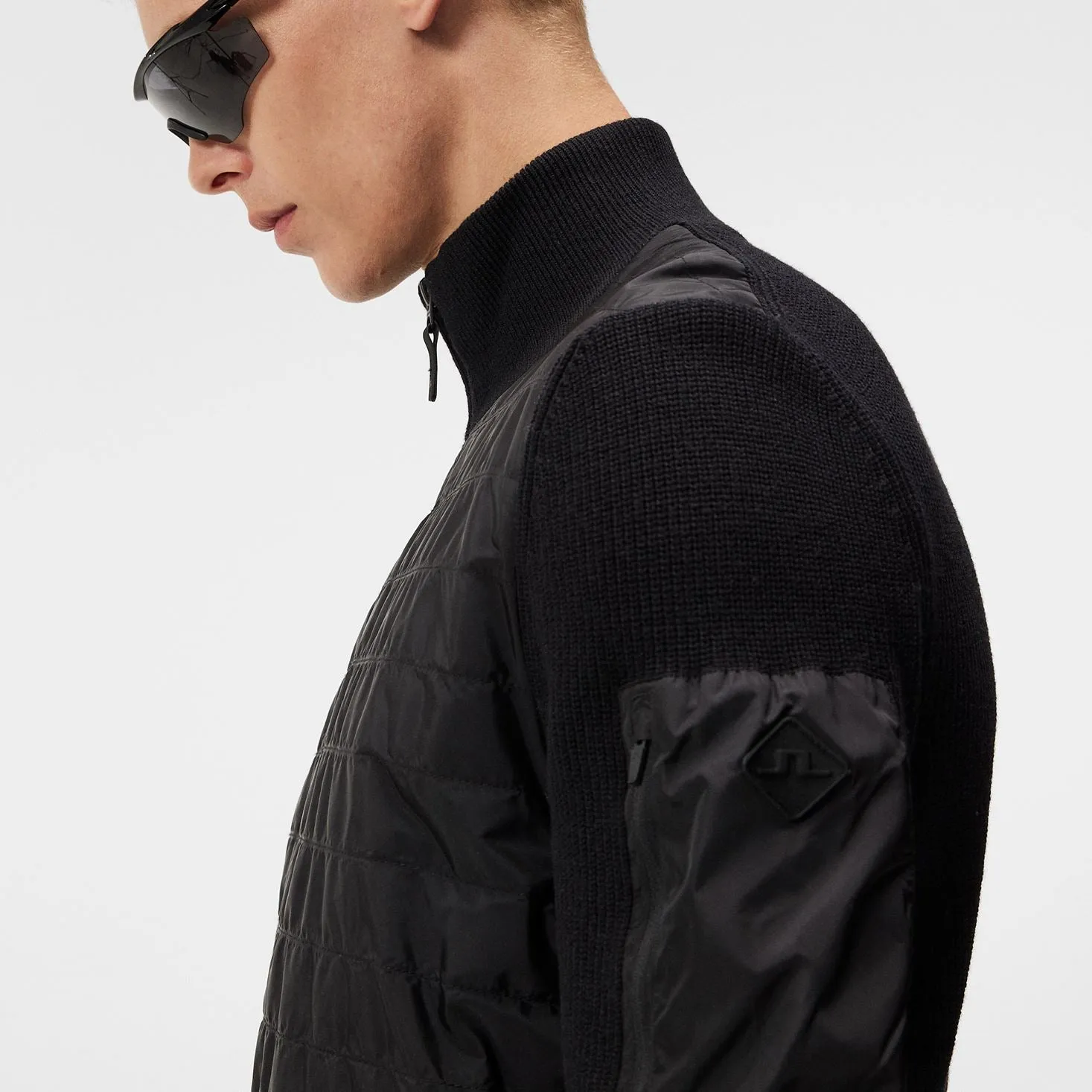 Beck Knitted Hybrid Jacket Black - AW23