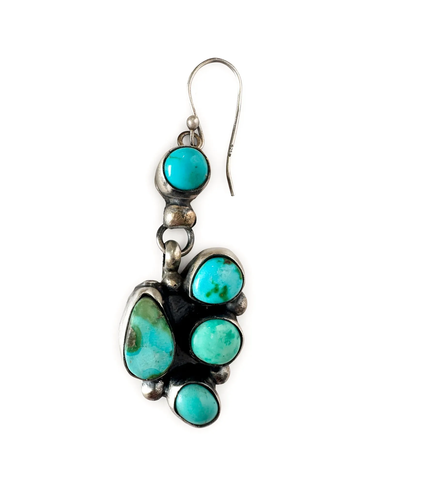 Berino Sonoran Gold Genuine Turquoise Earrings