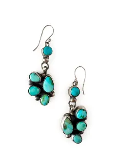 Berino Sonoran Gold Genuine Turquoise Earrings