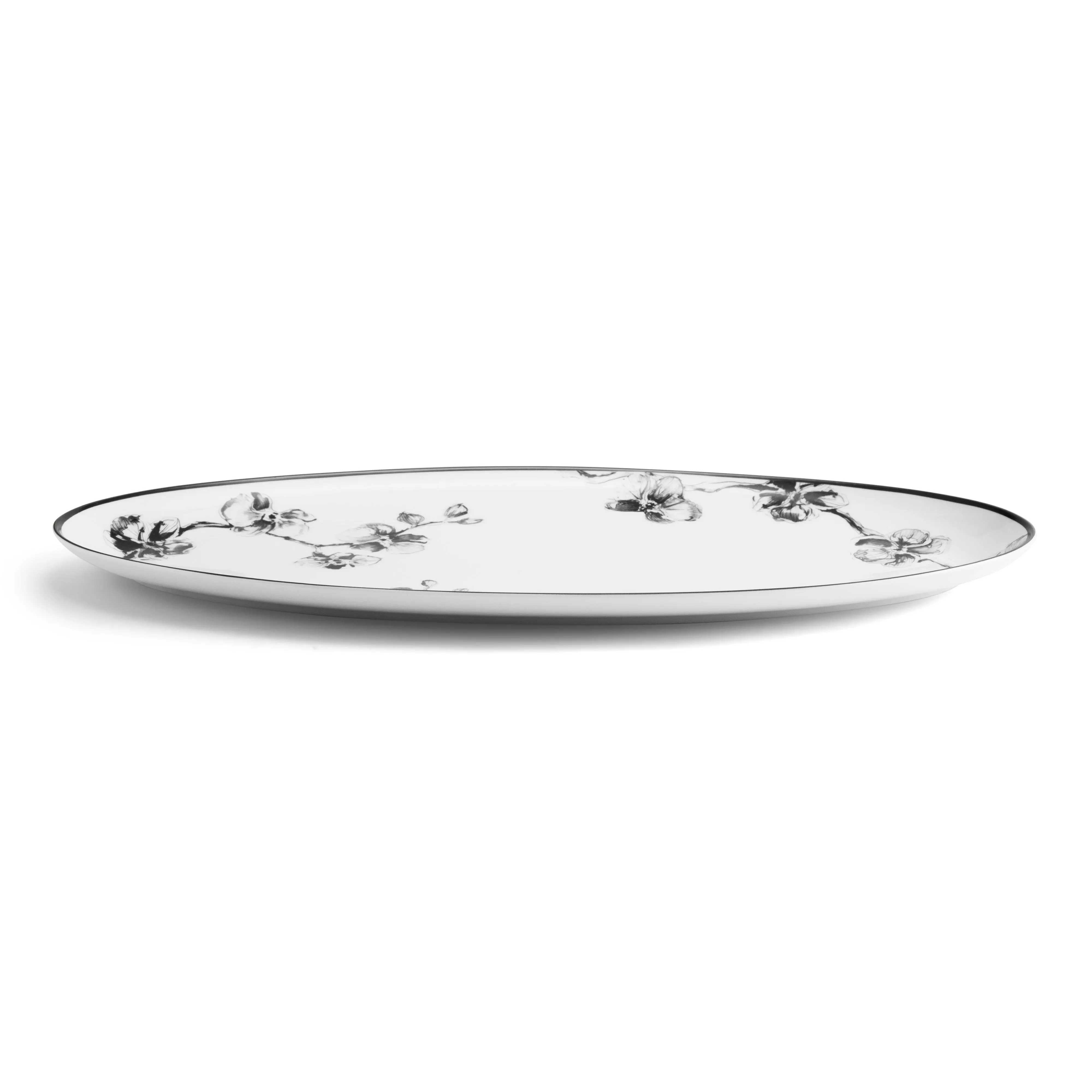 Black Orchid Serving Platter