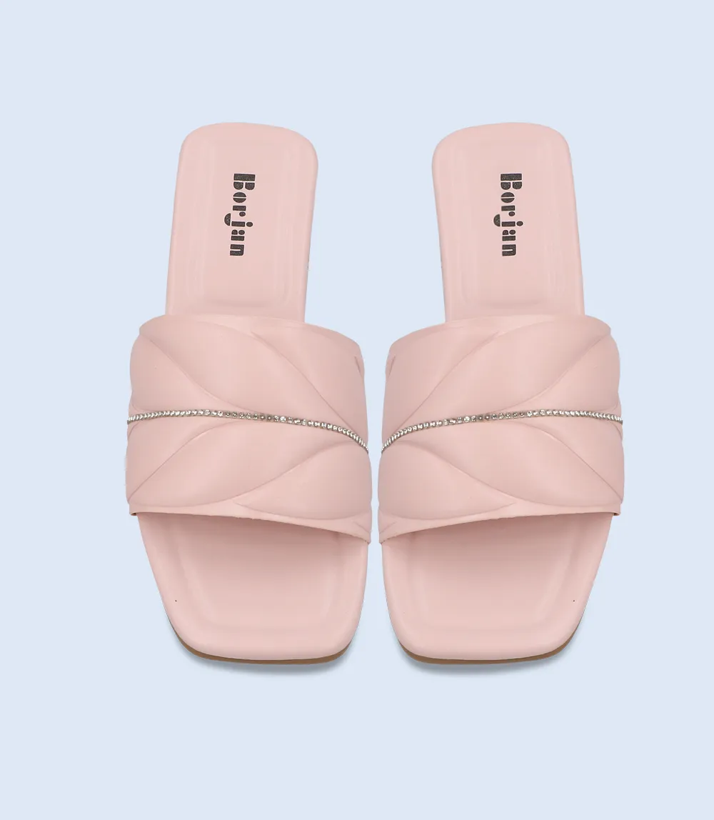 BW7342-TEA PINK-Women Casual Slipper