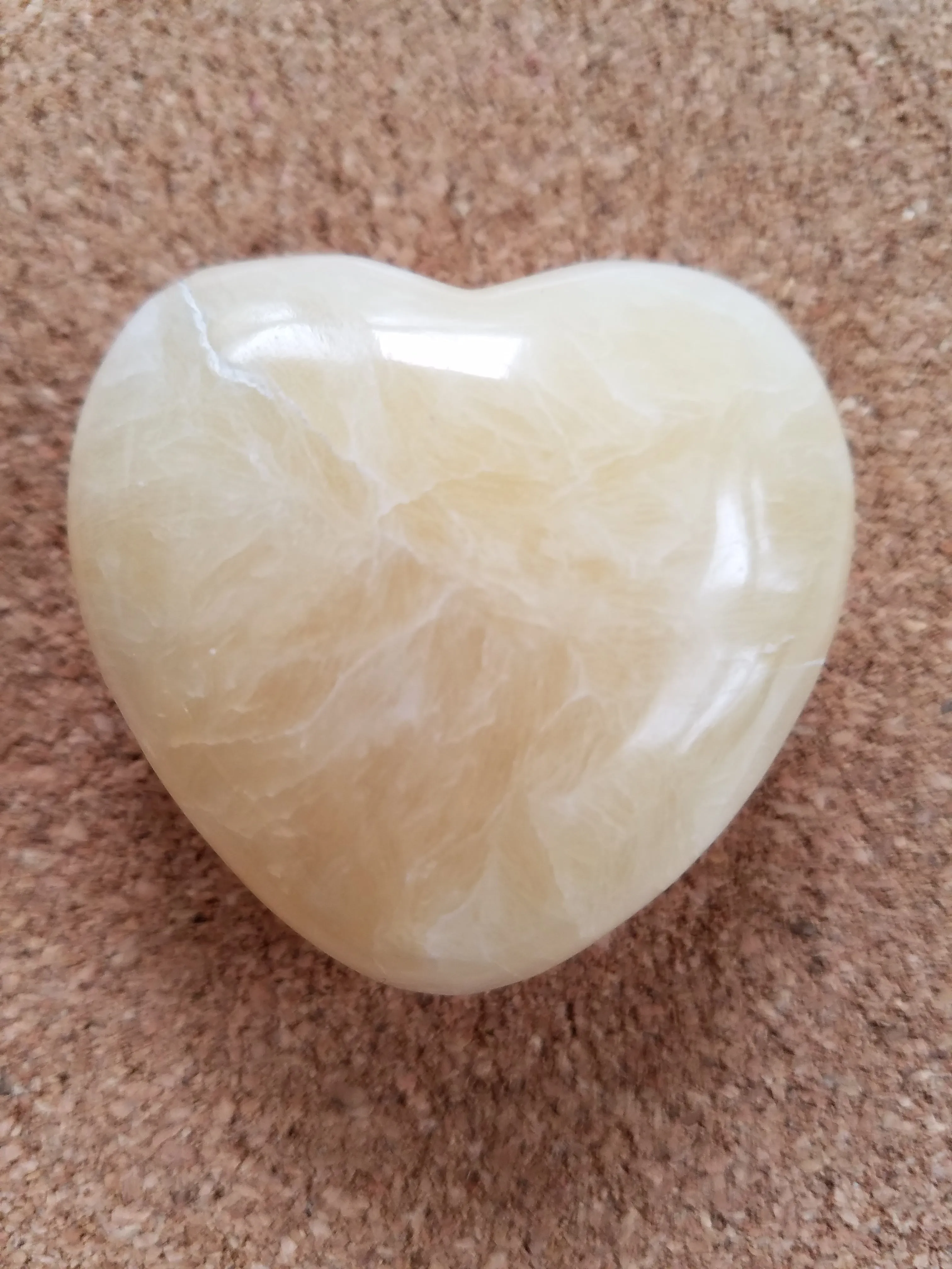 Calcite Heart Stone