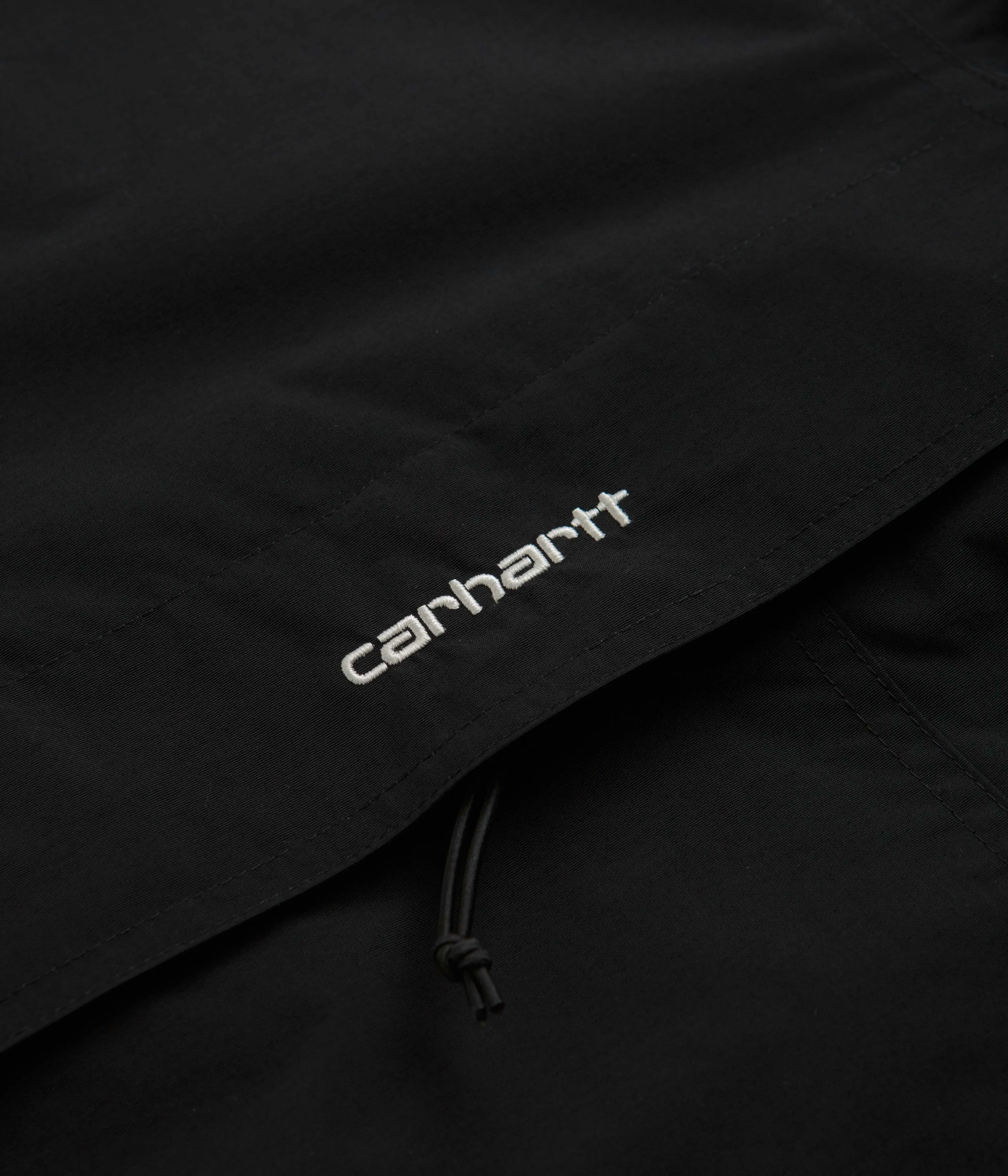 Carhartt Summer Windbreaker Pullover Jacket - Black / White