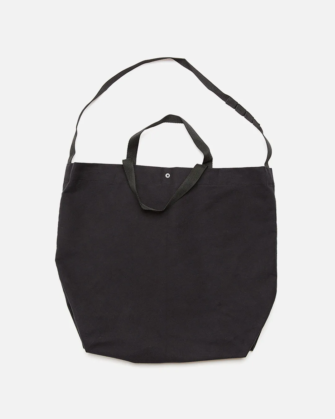 Carry All Tote - Black Cotton Moleskin