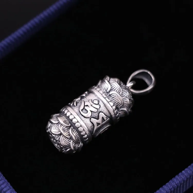 Compassion Mantra Silver Buddha Locket Gau