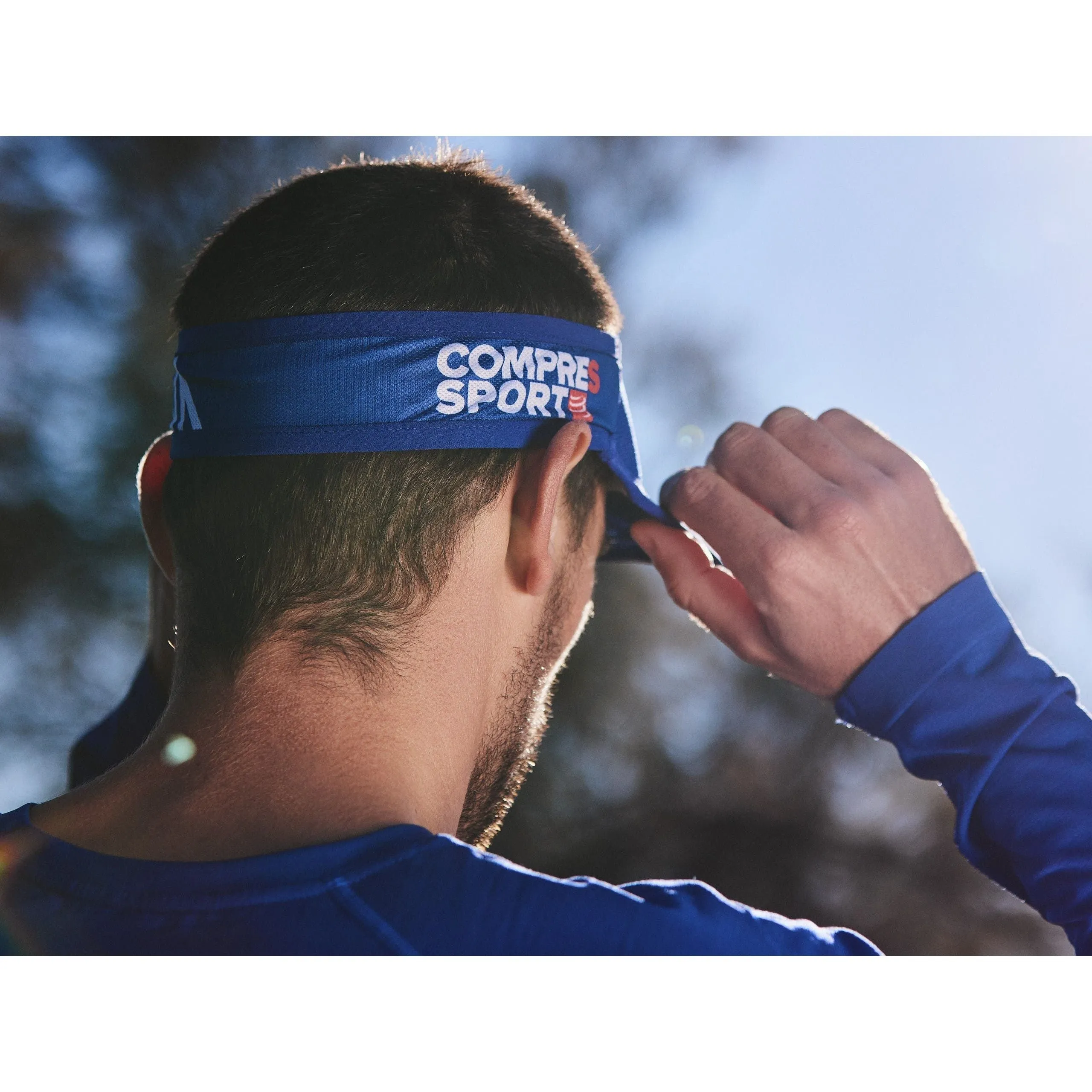 Compressport Spiderweb Ultralight Visor - Sodalite/White