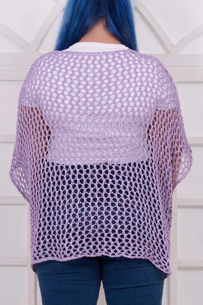 Crochet Heart Pattern Cotton Top