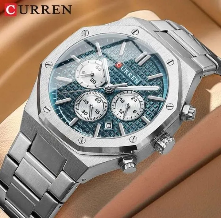 Curren Silver Strap Men Watch