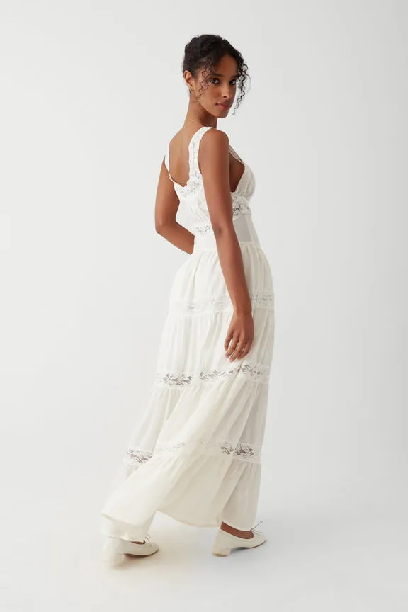 Dakota Maxi Dress in White