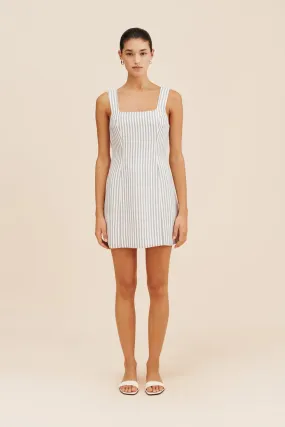 DIANA MINI DRESS - SEAGRASS STRIPE