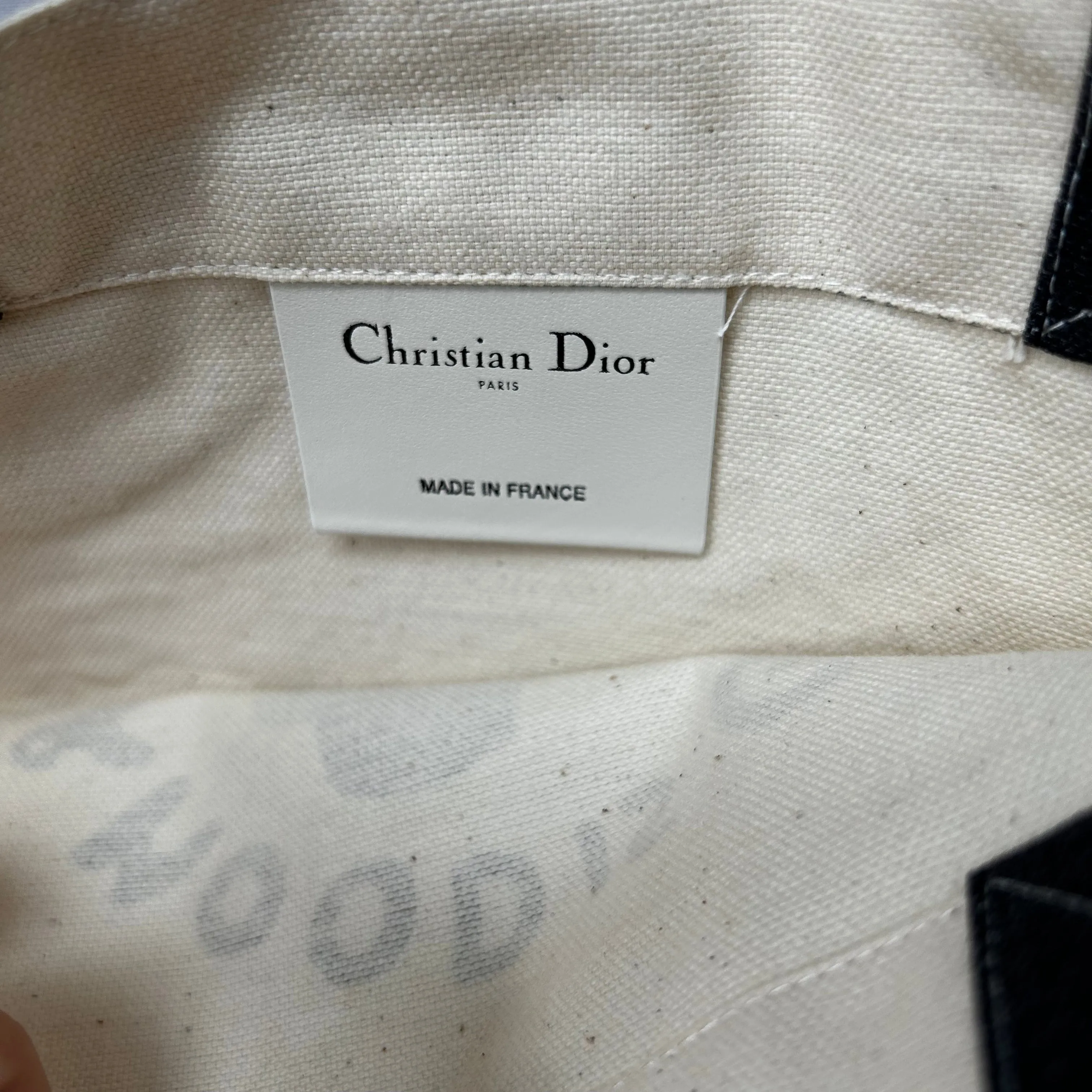 Dior Brand New Sisterhood Is Forever Cotton Tote