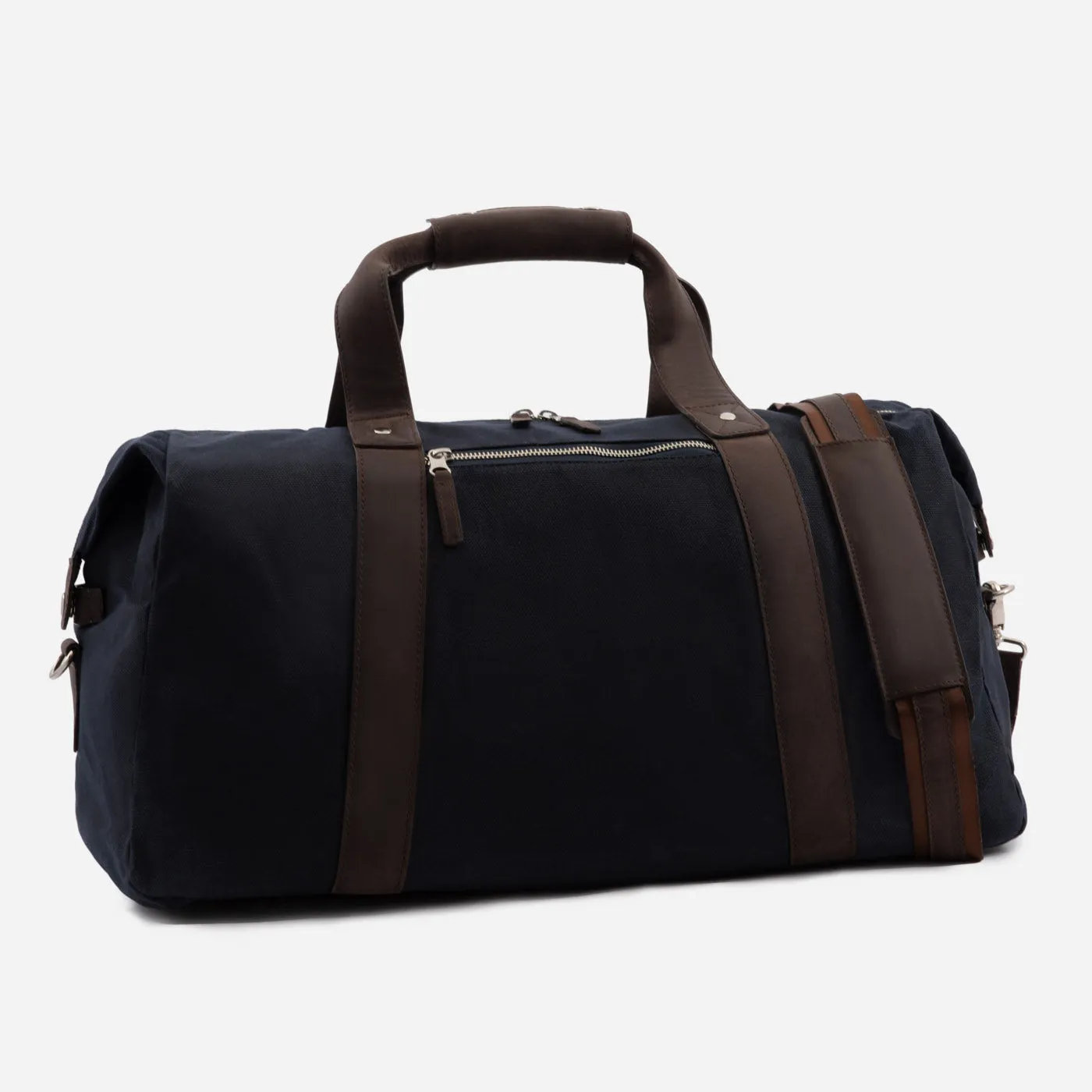 Domingo Duffel Bag - Waxed Canvas and Pull-Up Leather - Men's