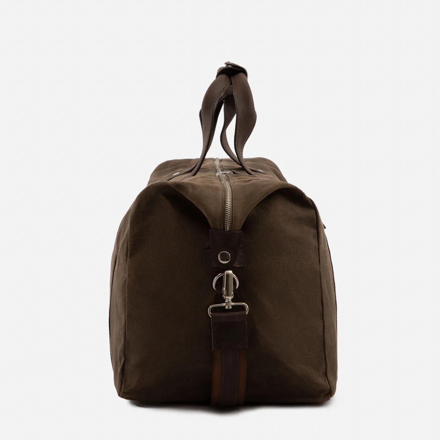 Domingo Duffel Bag - Waxed Canvas and Pull-Up Leather - Men's