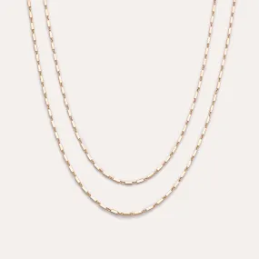 Double Chain Gold Necklace