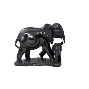 Elephant with Baby Sculpture 13