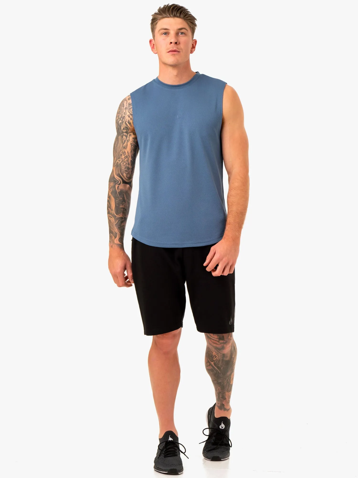 Enhance Muscle Tank - Blue