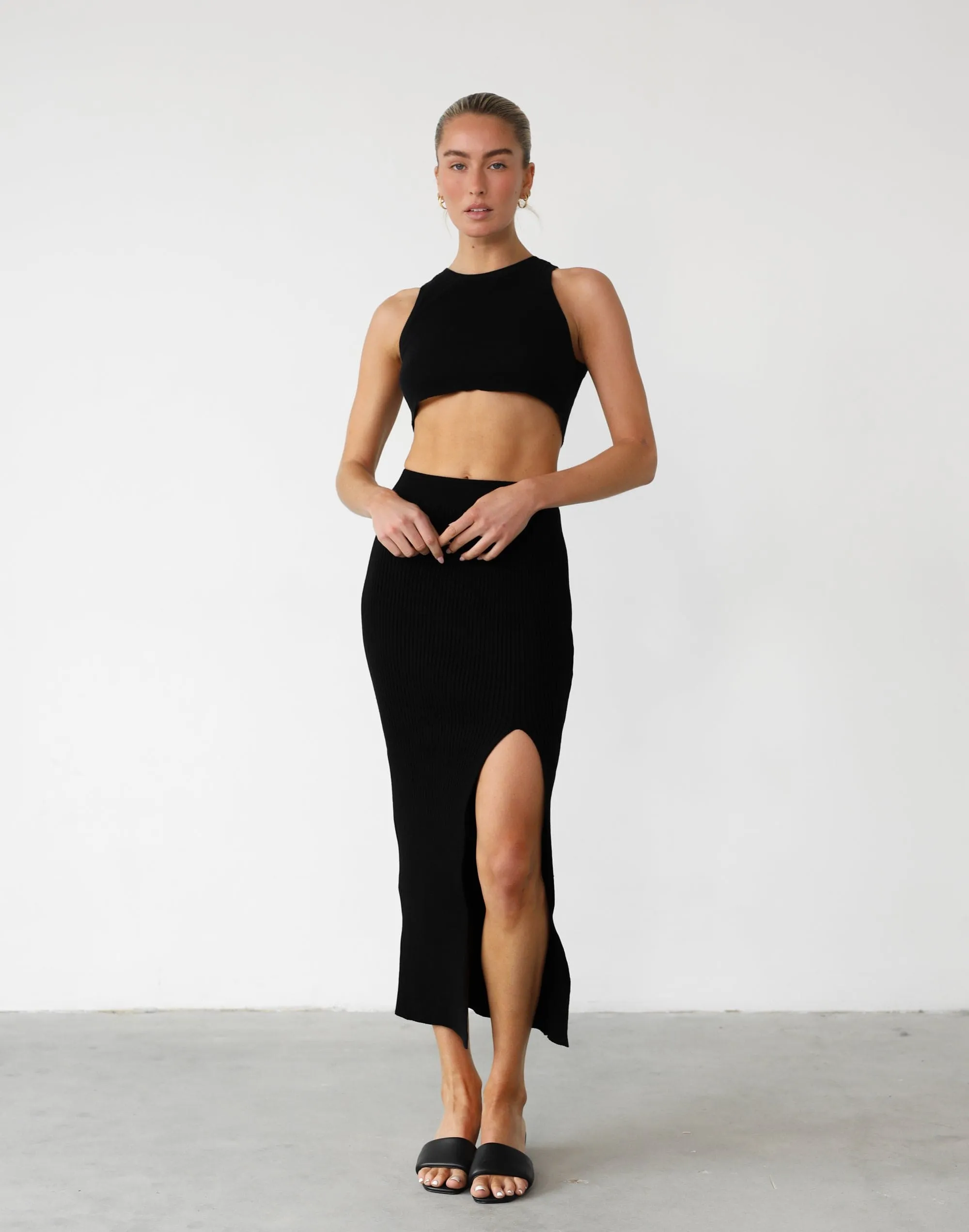 Esmie Maxi Skirt (Black)