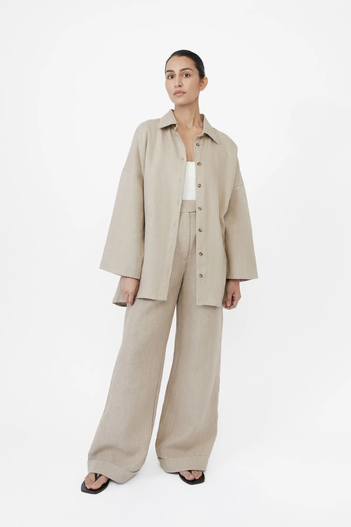 Essential Linen Oversized Shirt