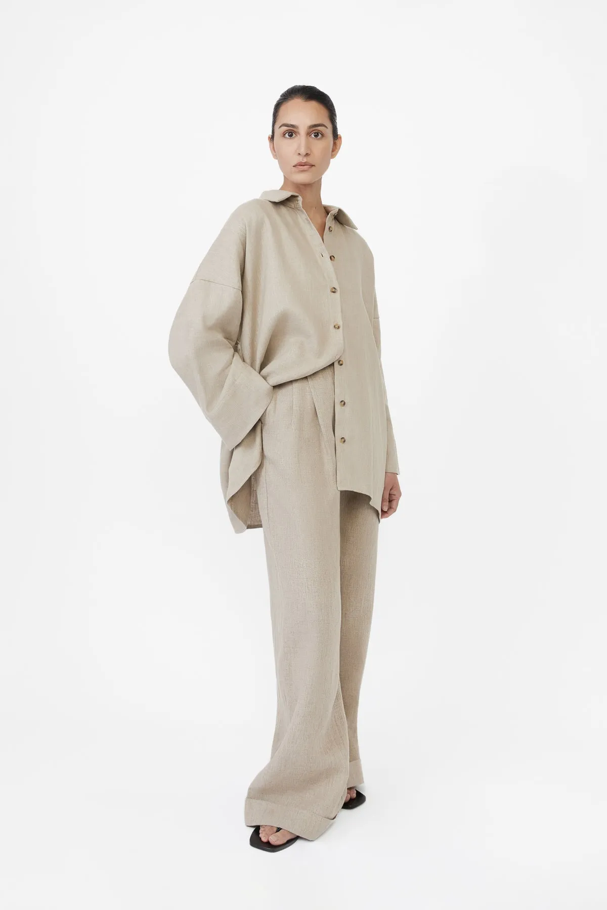 Essential Linen Oversized Shirt