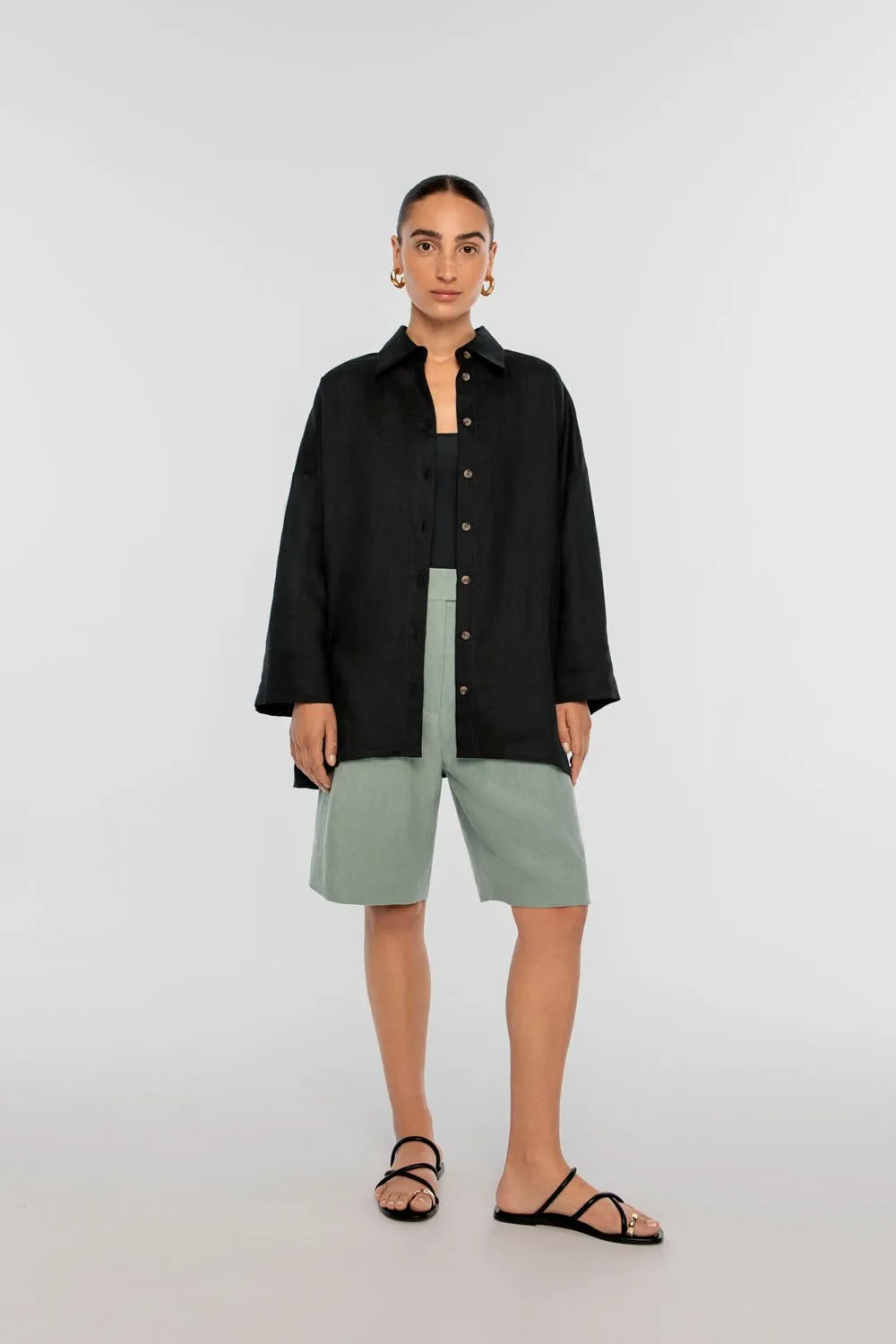 Essential Linen Oversized Shirt