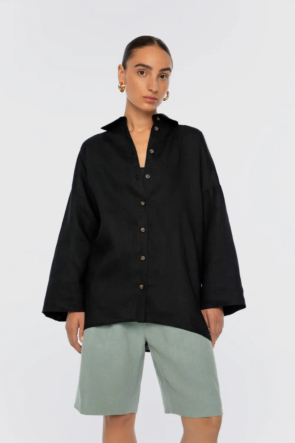 Essential Linen Oversized Shirt