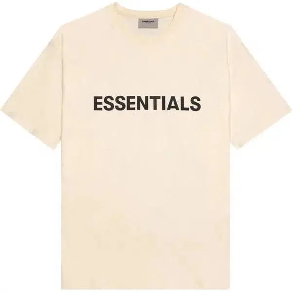 Fear of God Essentials Front Logo 'Buttercream' T-Shirt