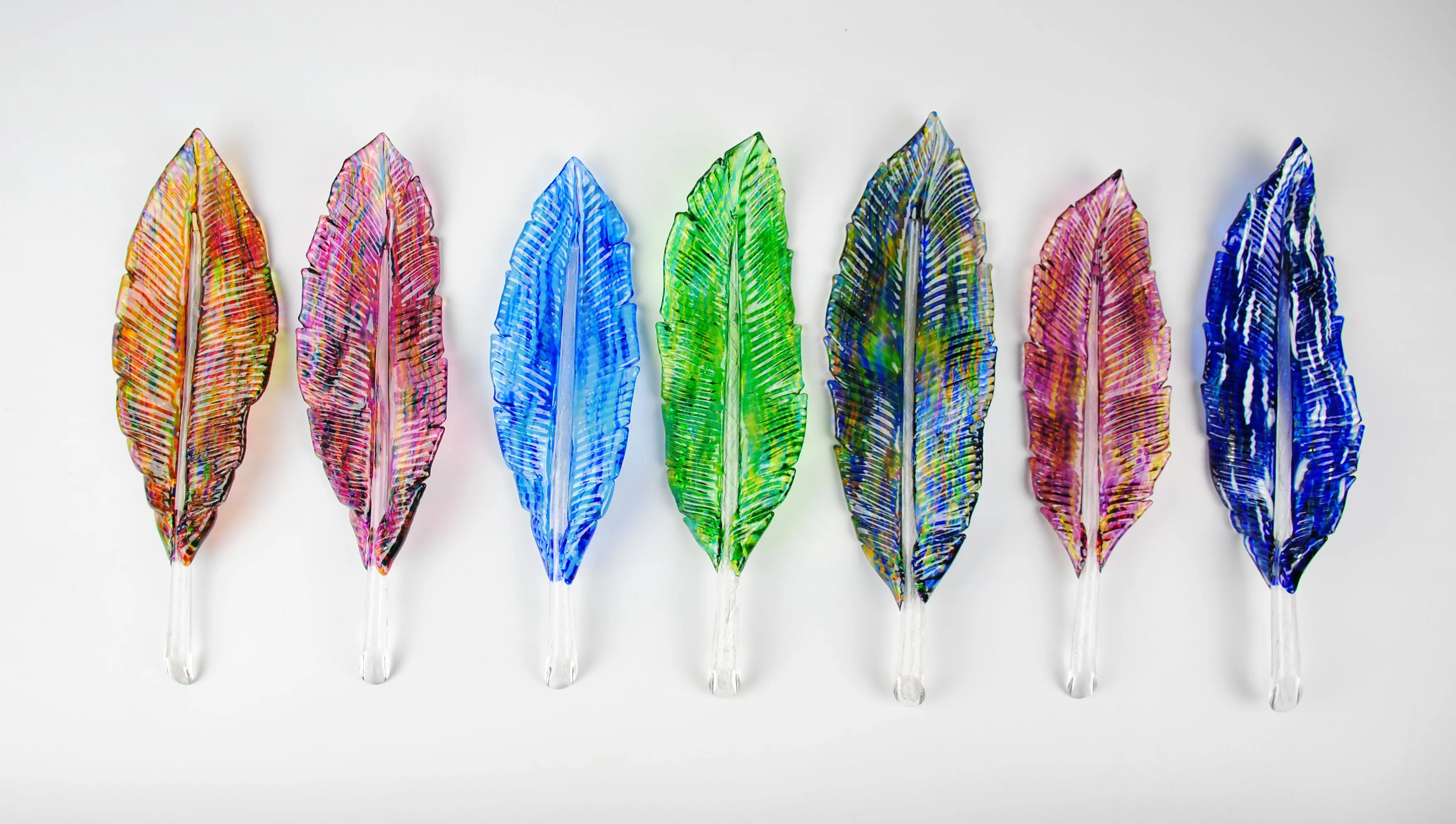 Feather Suncatcher with Cremation Ash