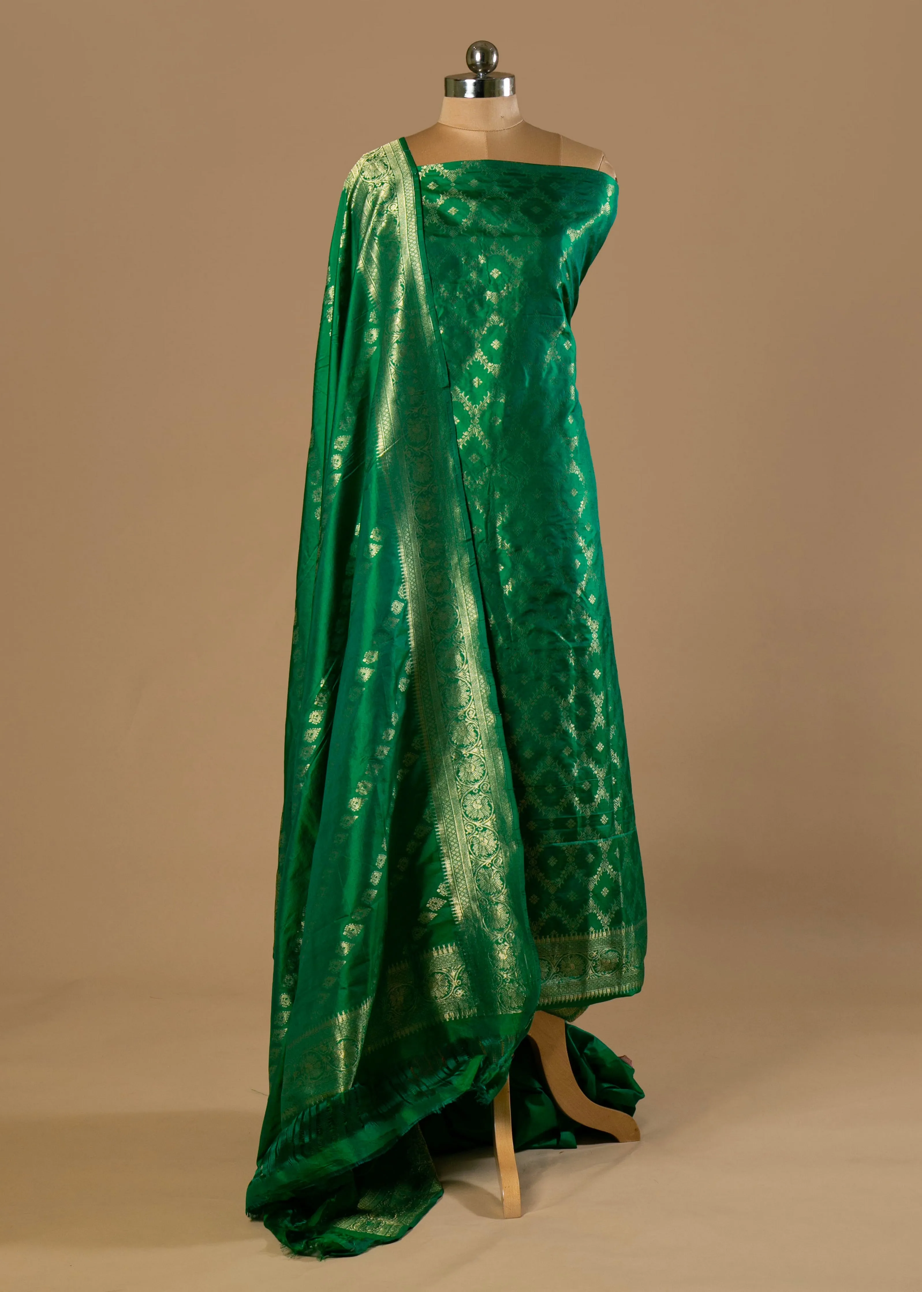 Flaunt Your Elegance with Soft Pure Kanjivaram Silk Suit