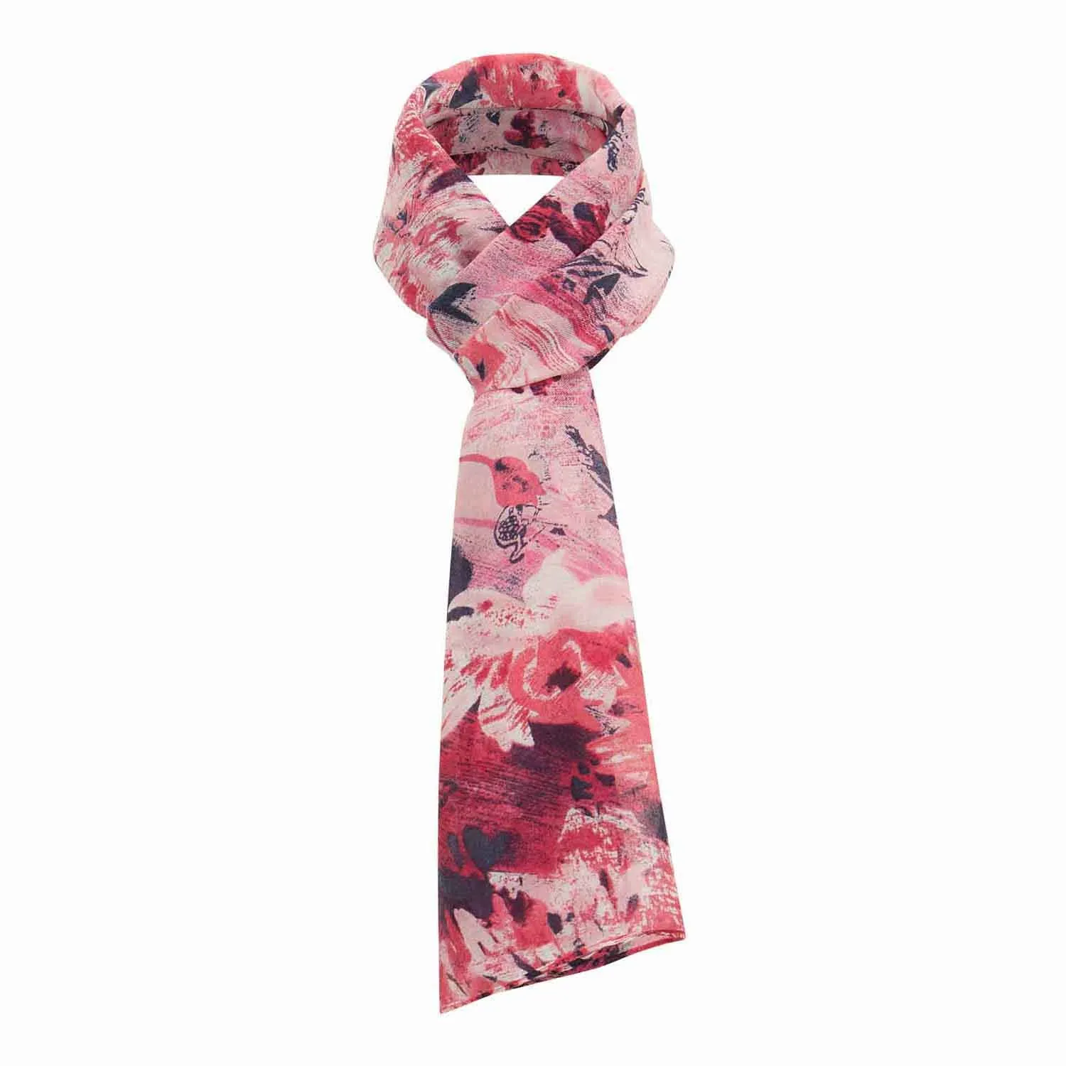 Flora Abstract Print Scarf